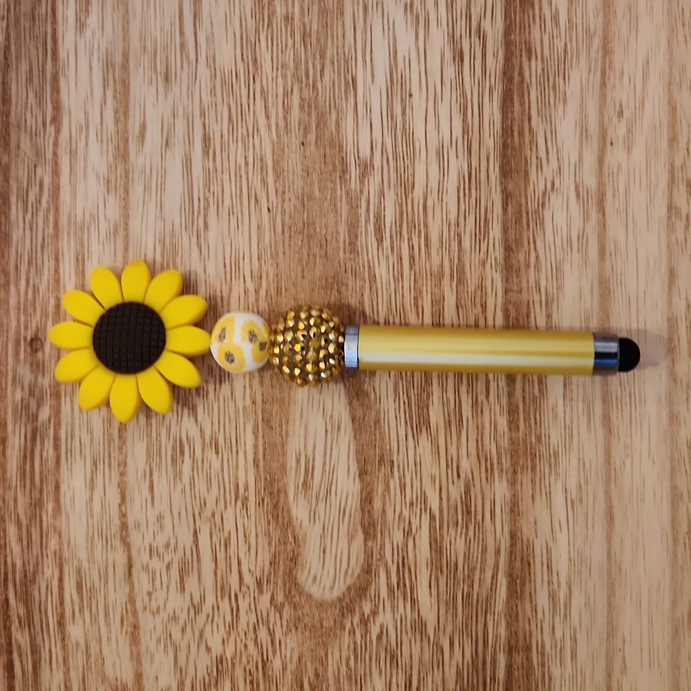 Beaded stylus/pen